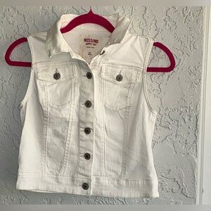 Mossimo Supply Co. White Denim Vest